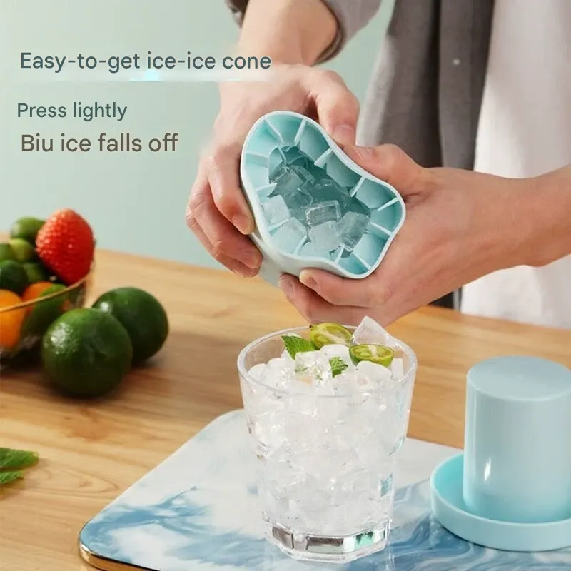 Silicone Tube Ice Mold - Home Crushed Ice Tray