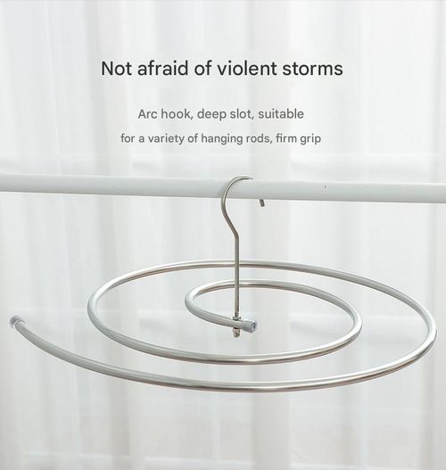 （Two packs）Stainless Steel Spiral Drying Rack - Round Hanging Type Home Laundry Drying Stand for Quilt Covers, Duvet Covers, and Clothing