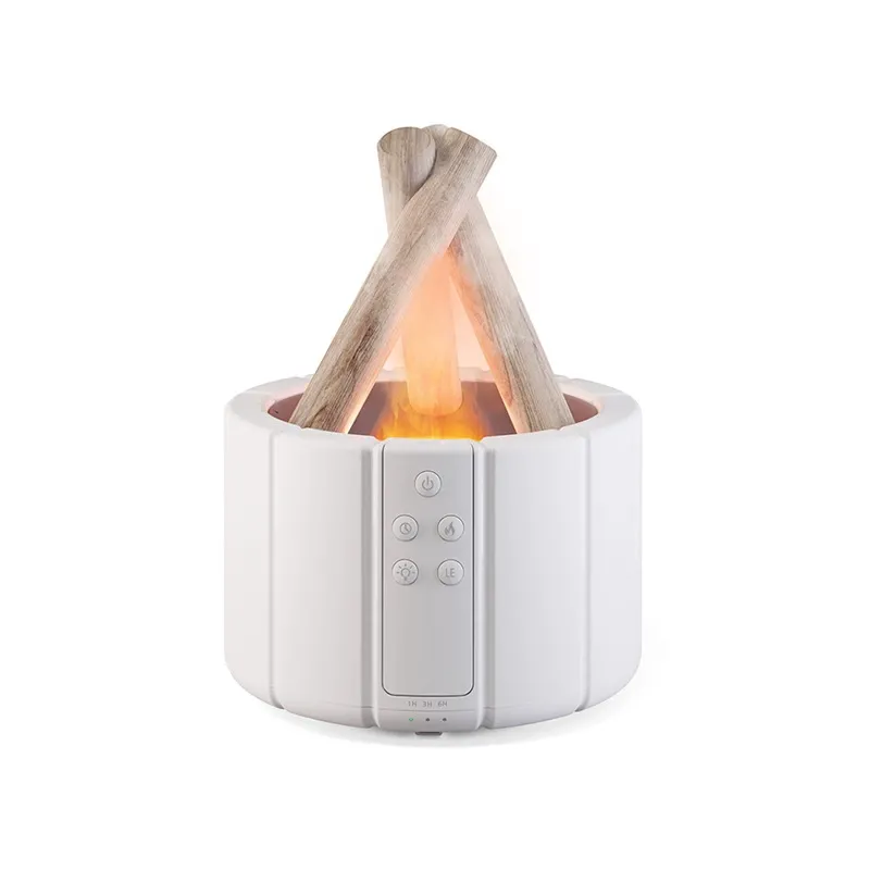 Creative Campfire Aroma Diffuser & Humidifier  Small Home Essential Oil Diffuser with Flickering Flame Effect