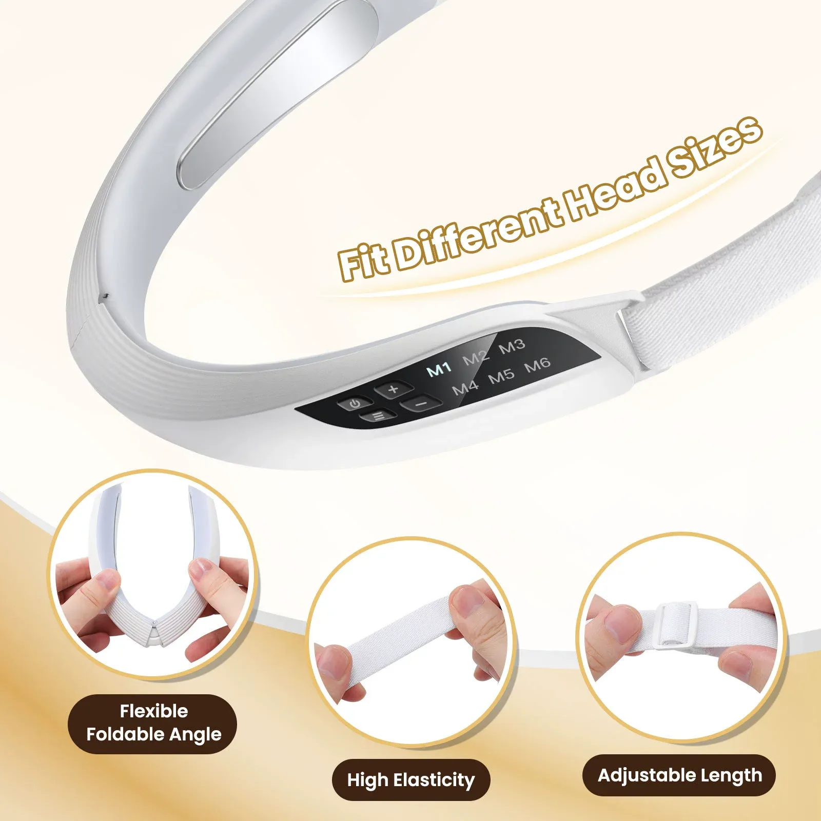 Microcurrent & LED Facial Massager - EMS Lifting Device with Remote, Heat & Massage for V-Shaped Contouring