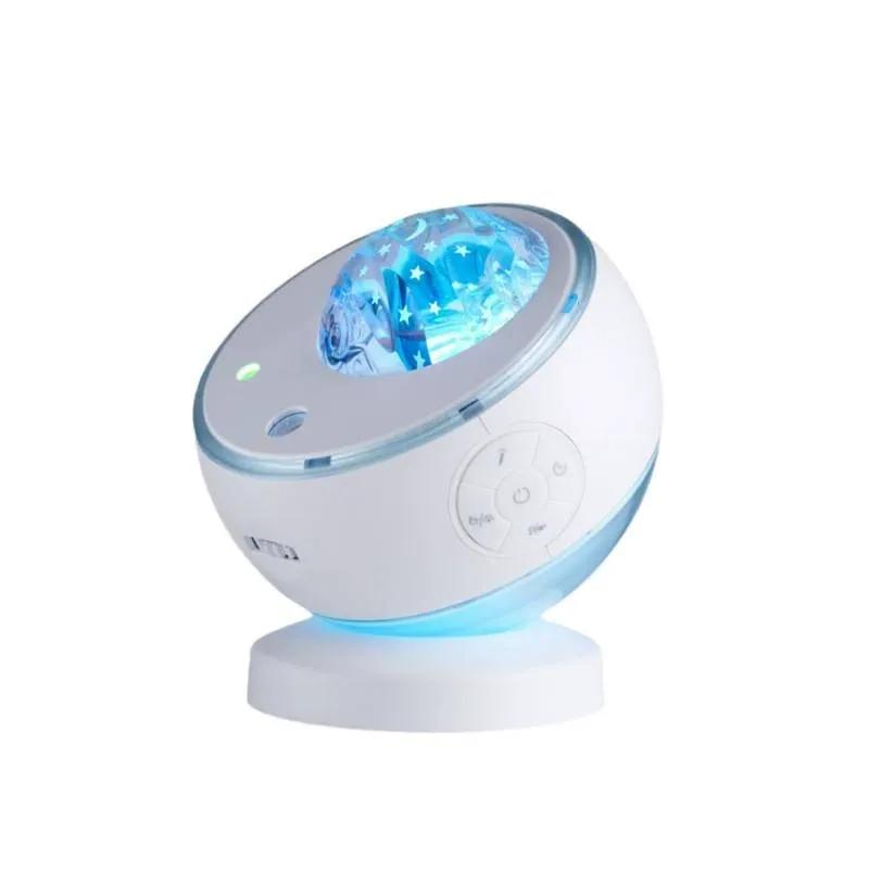 Star Projector with Aurora & Wave Light, Bluetooth Speaker, and Night Light