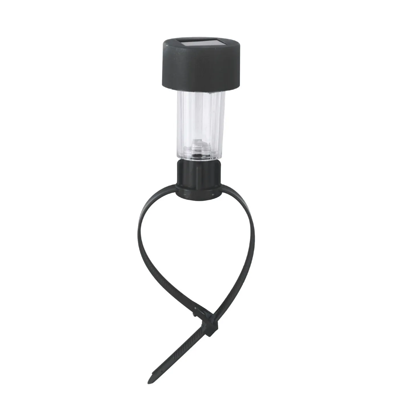 （6 pack）Solar Tie Lights with Clips - for Lawn, Garden, Yard, Outdoor Wedding Decoration & Ambient Landscape Lighting