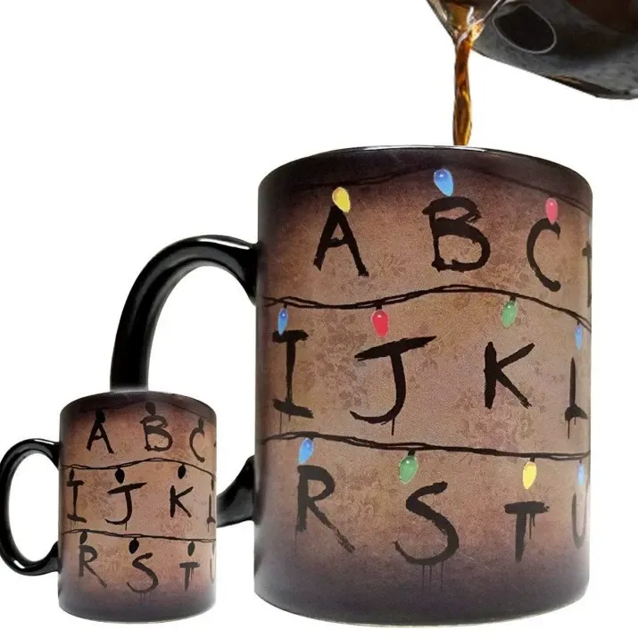 Stranger Things Themed Color-Changing Ceramic Mug