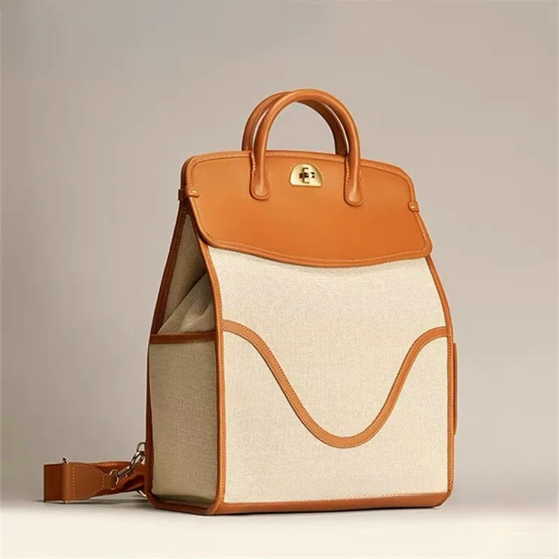 New Niche Multi-Function Casual Commuter Bag: Laptop Tote, College Student Travel Backpack, Women's Daypack