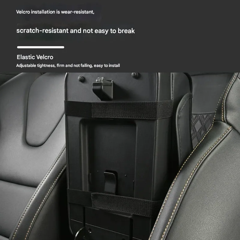 Car Leather Armrest Box Riser Pad, Multifunctional Cup Holder Car Tissue Box