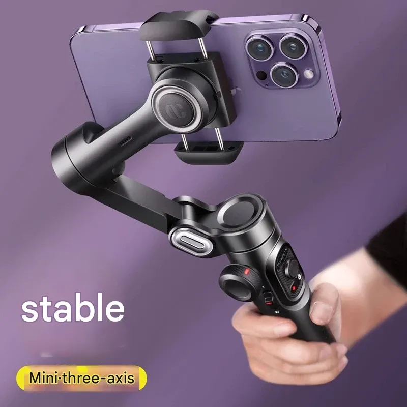 Aokran XE Smartphone Gimbal  3-Axis Hyper Stabilization+AI Tracking+Gesture Control+Portable Foldable Design  Your All-in-One VLOG Cloud Platform - Rock-Solid Stability