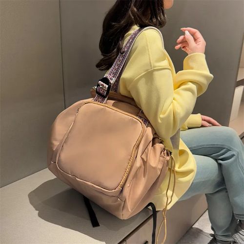 Women's backpack multifunctional cradle bag travel storage bag mommy bag crossbody one shoulder baby walking bag large capacity