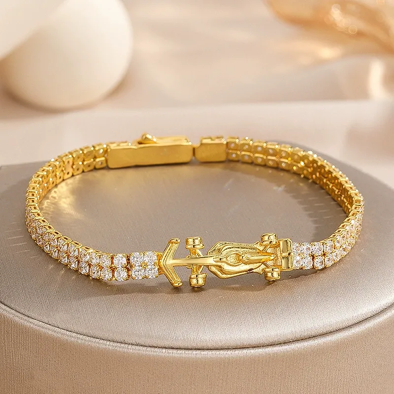 High-end Racing Inspired Minimalist Bracelet - Fashionable Versatile Women's Jewelry