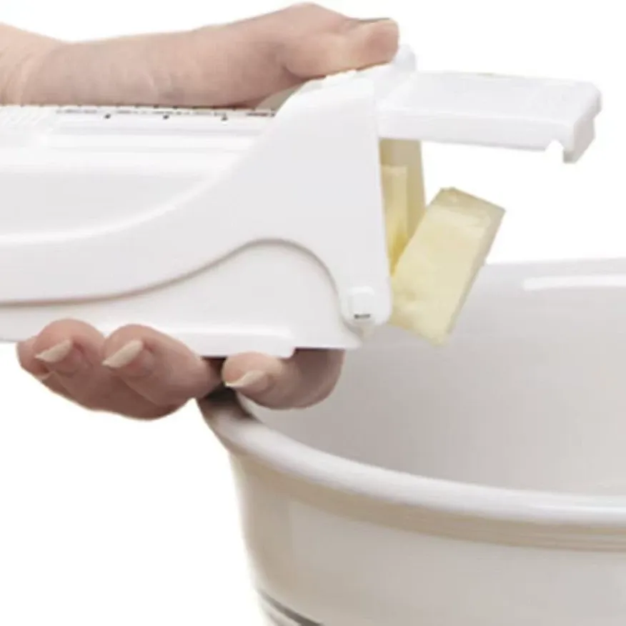 Adjustable Butter Slicer with Butter Dish and Butter Knife