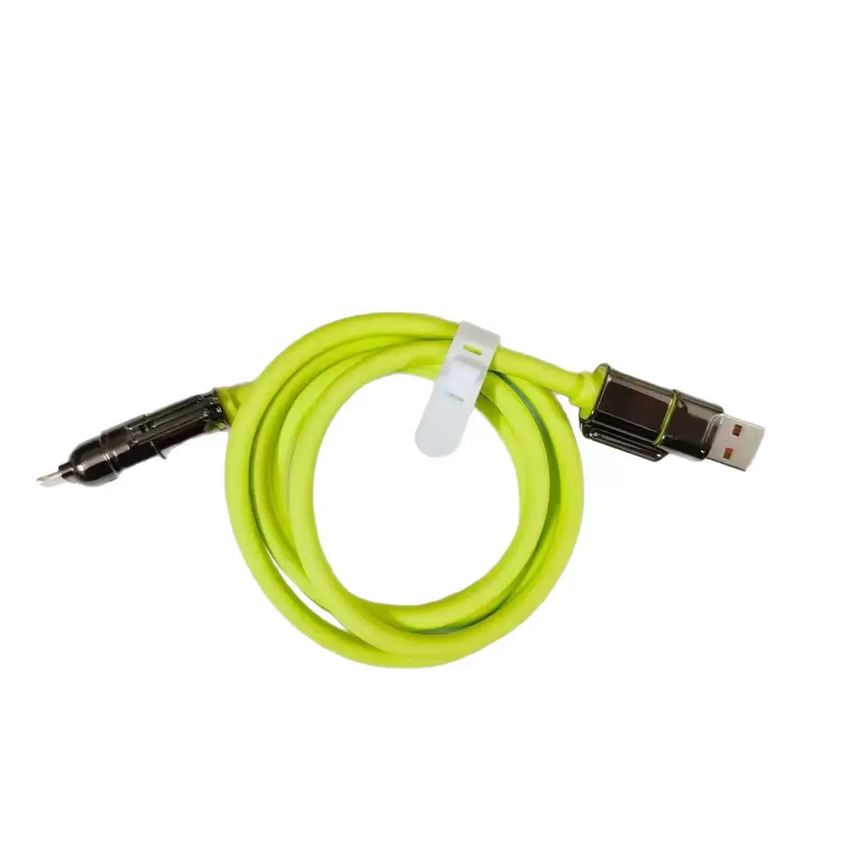 240W 4-in-1 Data Cable, Dual Type-C, Compatible with Apple & Huawei Phones, PD Fast Charging, 2-Port Y-Splitter Charging Cable
