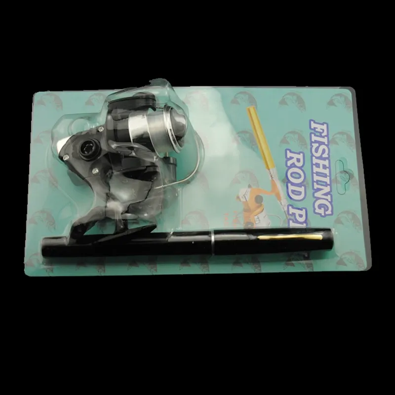 1-Meter Pen Fishing Rod Kit  Compact Spinning Reel Fishing Pole  Telescopic Pocket Fishing Rod