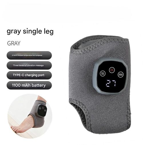 Smart Graphene Ankle Massager with Vibration & Heat Therapy - Electric Foot and Hand Massager for Warmth and Relaxation