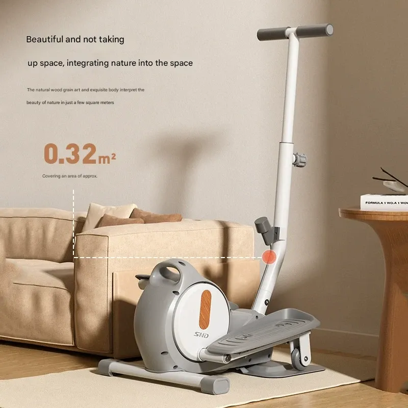 SND Home Mini Elliptical Machine – Quiet Walking Stepper   Compact Fitness Elliptical Trainer   Space-Saving Stride Exercise Bike