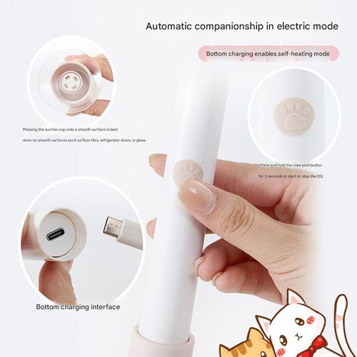 Interactive Electric Cat Toy: Automatic Entertainer with Suction Cup & Detachable Long Rod