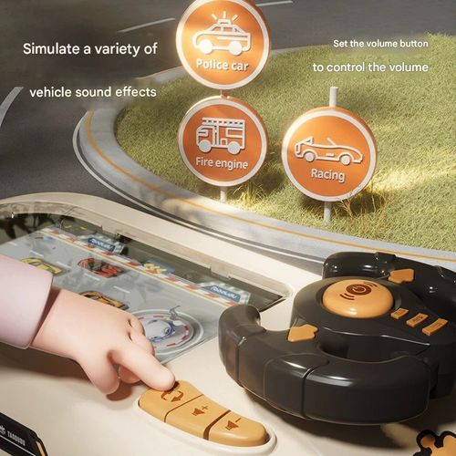 3-6 Years Old Kids Racing Adventure Simulation Driving Game Machine – Educational Desktop Toy