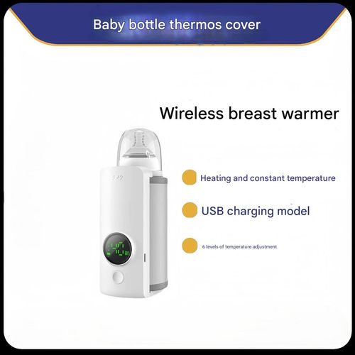 Heat Retaining Sleeve – Winter Milk Warmer for Night Feeds  Portable USB Rechargeable Constant-Temperature Bottle Warmer
