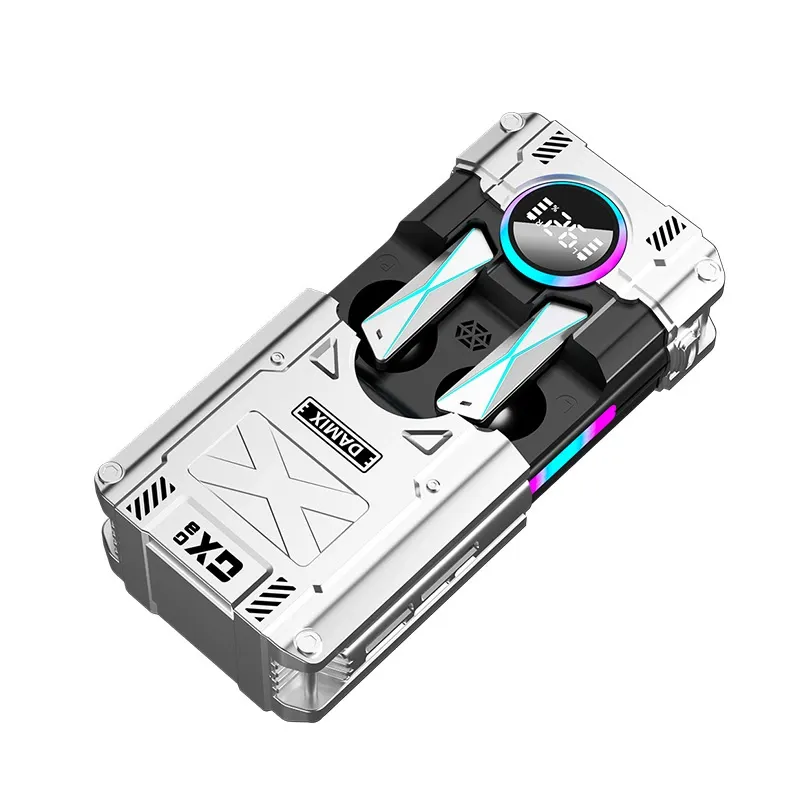 Cyberpunk Style Sci-Fi Mecha Gaming Wireless Bluetooth Headphones with Ultra-Long Battery Life