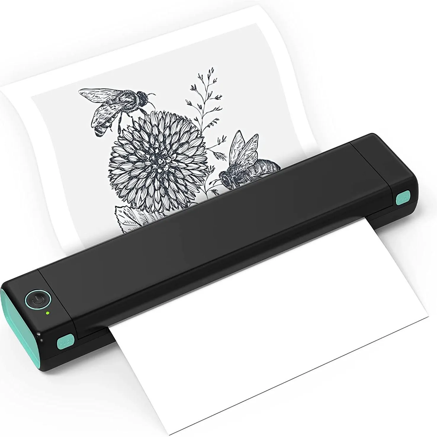 Phomemo M08F Compact Mini Thermal Printer – A4 Inkless Office Tattoo Error-Correction Portable Printer