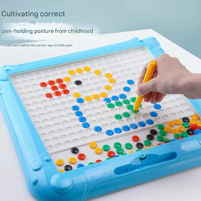 2-in-1 Magnetic Drawing Board: Kids' Pen Control Training & Magnetic Color Maze Puzzle - Educational Scientific Toy