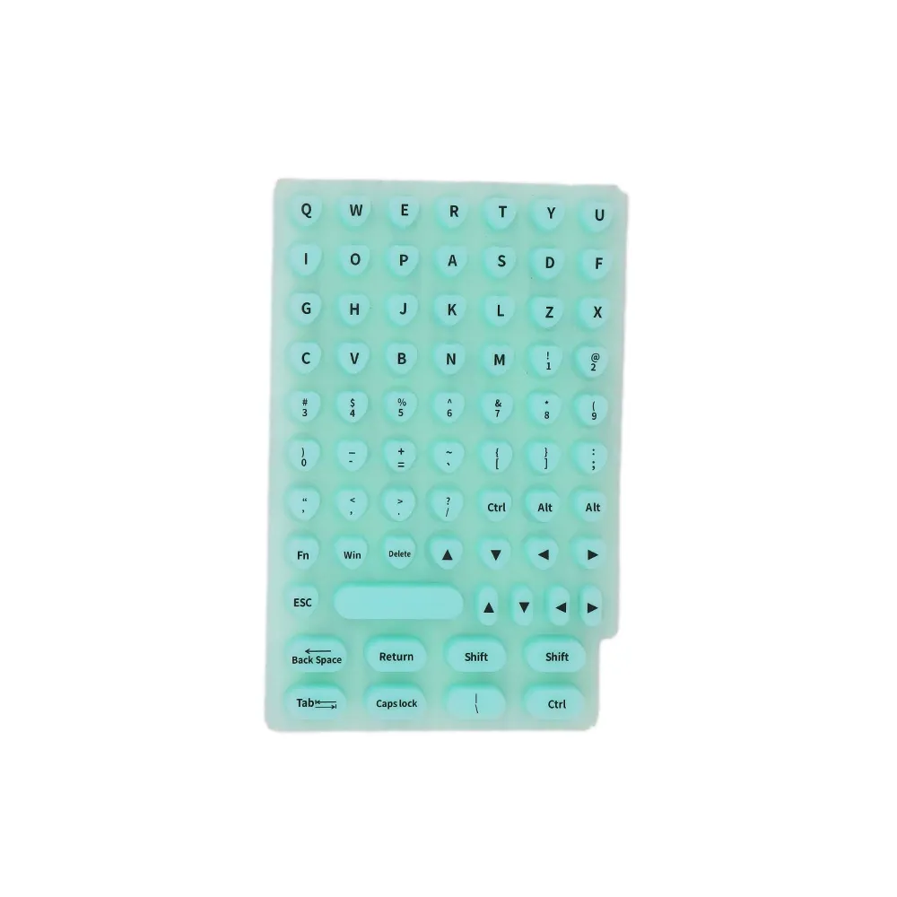 Keyboard Cover for Long Nails, Universal Silicone Keyboard Skin Protector with Nail Typing Aid for Laptop PC, Gaming Keyboard Cover