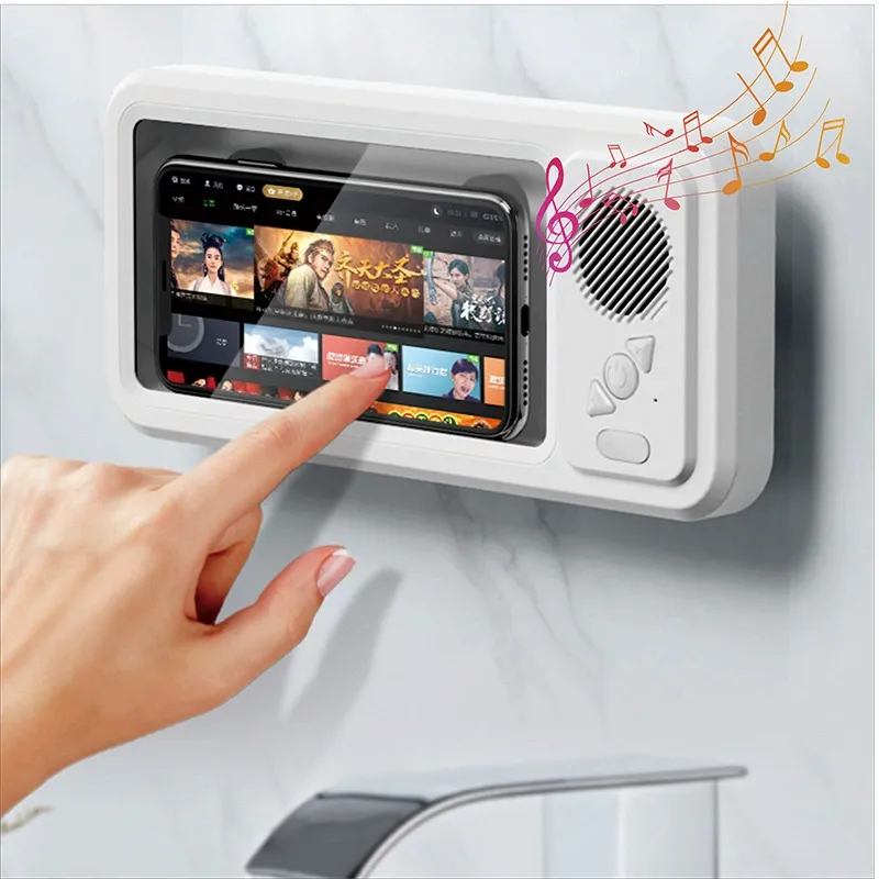 Always Drop Your Phone While Watching Shows in the Shower? This Waterproof & Anti-Fog Phone Case Saves the Day! Bluetooth Speaker + Touchscreen Control—Binge-Watch in the Shower Like a Boss