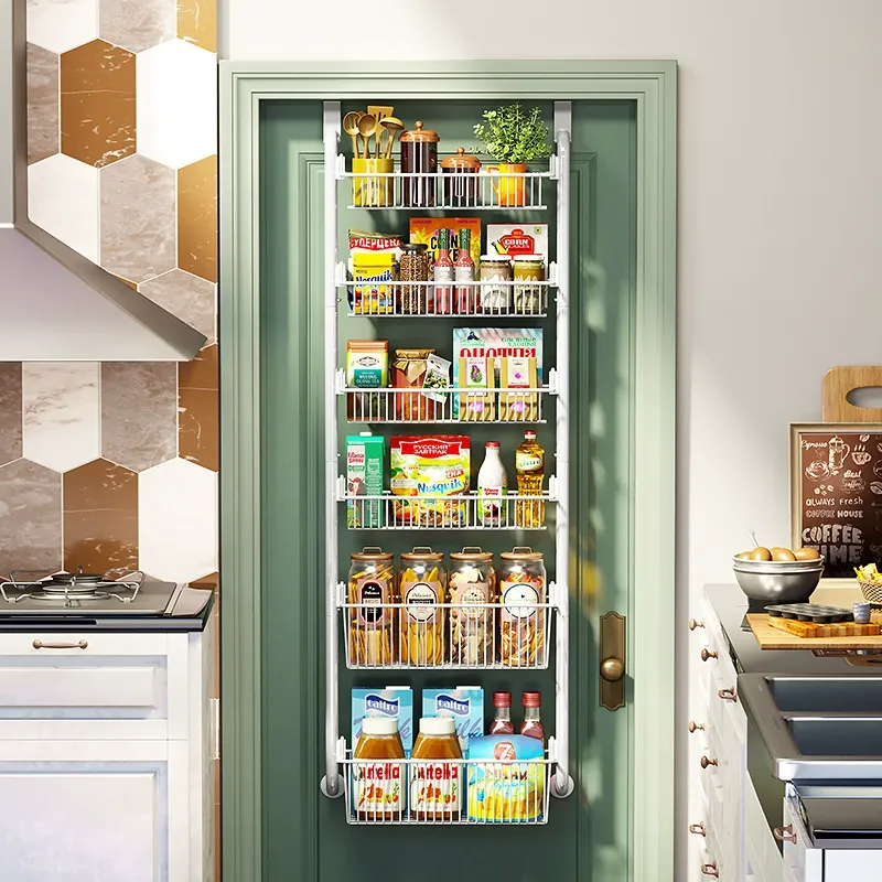 Over-The-Door Organizer Shelf, Multi-Layer Storage Rack for Snacks, Groceries & Spices, Space-Saving Organizer for Bedroom, Kitchen, Bathroom