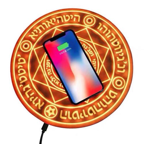 Magic Circle Wireless Charger – 10W Fast Charging with Sound Effects  Bring the Magic Home