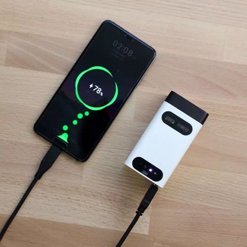 Bluetooth laser projection keyboard + mouse + mobile phone holder + mobile power creative gift