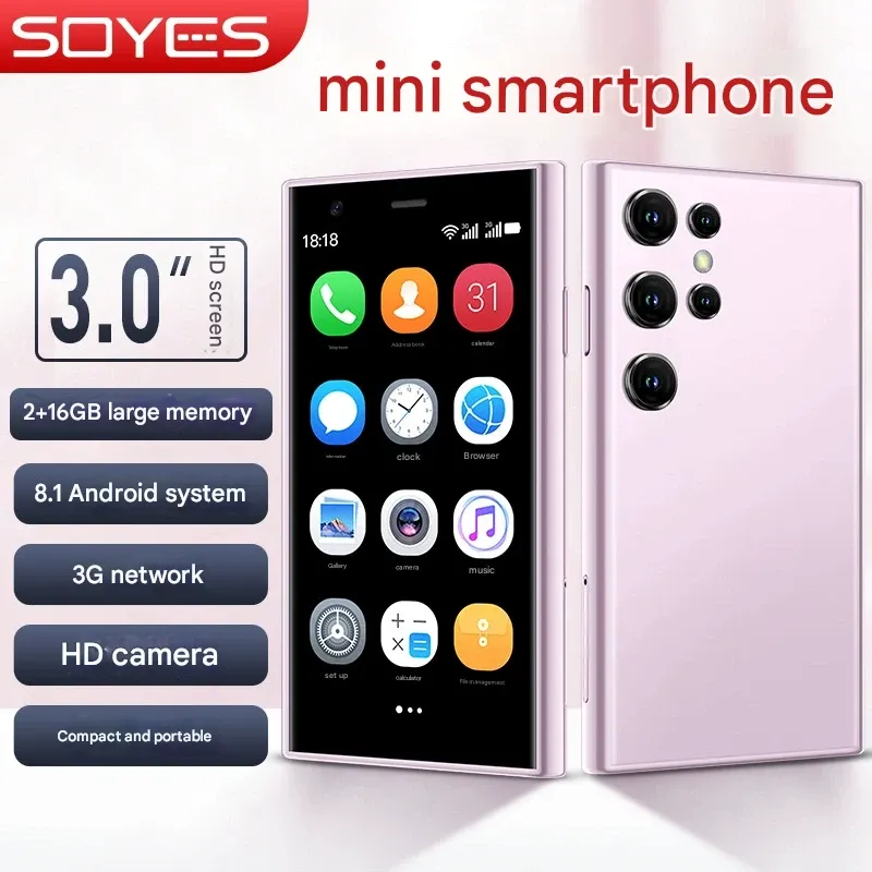 Best-Selling SOYES S23PRO Mini  Smartphone – 3.0-Inch Screen, 3G Network, 2GB+16GB, Android & Google