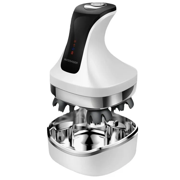 4D Head Massager with Waterproof Scalp Massage and Magnetic Neck Therapy Functions