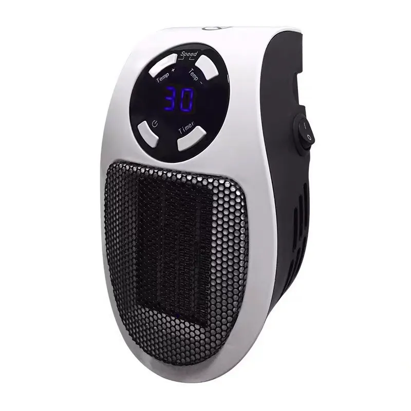 Portable Warm Air Heater  Smart Remote Control Mini Hot Air Blower  Timer-enabled Color-Changing (7-color) Lighting Heater