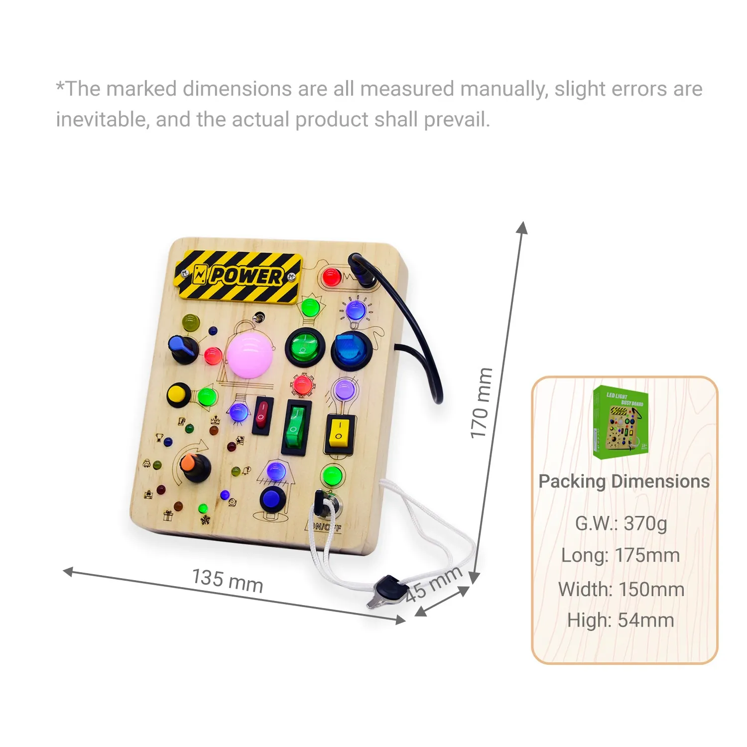 Montessori Busy Board   Early Learning Busy Board