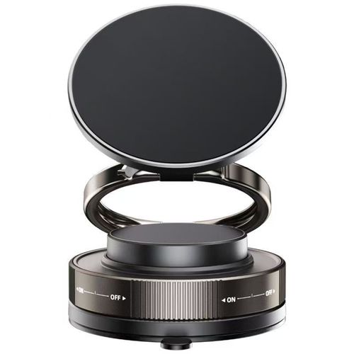 Magnetic mobile phone holder rotating folding vacuum suction cup support car selfie live office desk wall central control