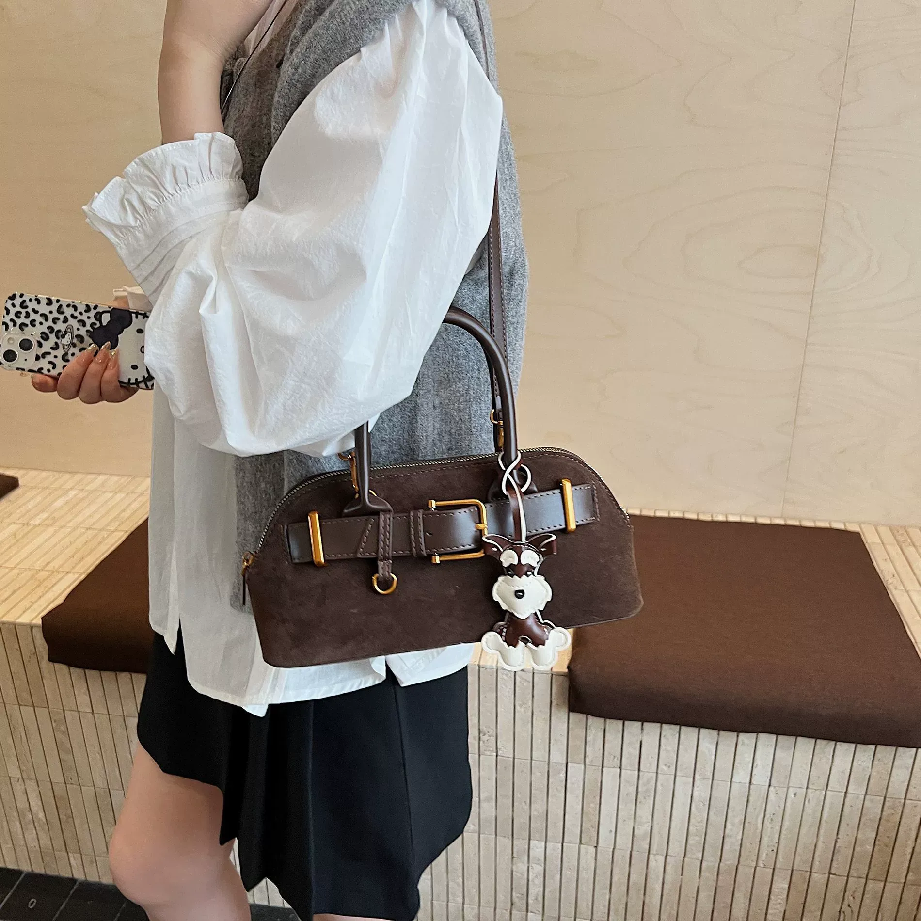 Frosted Shell Hobo Bag in Contrast Colors - 2025 New Arrival, Luxury Small-Batch Designer Handbag (Tote & Crossbody)