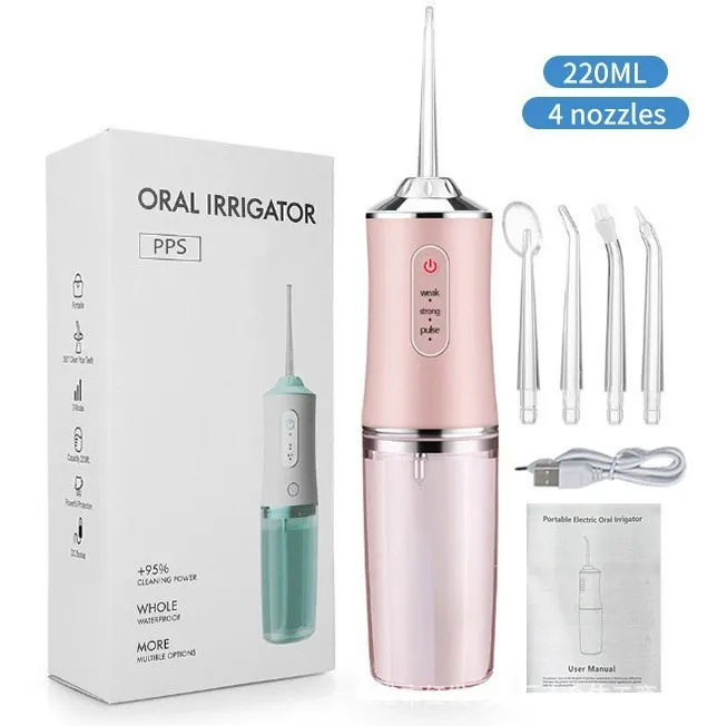 Dentist Recommended! Deep Cleaning Electric Water Flosser - Say Goodbye to Food Debris, Enjoy SPA-Level Oral Care at Home
