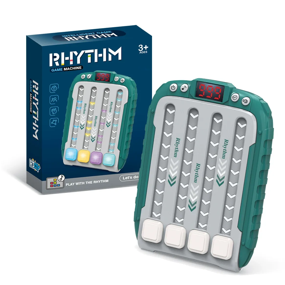 Rhythm Master Speed Push Arcade   Puzzle Dance Battle Machine   Stress-Relieving Music Adventure Toy for Kids