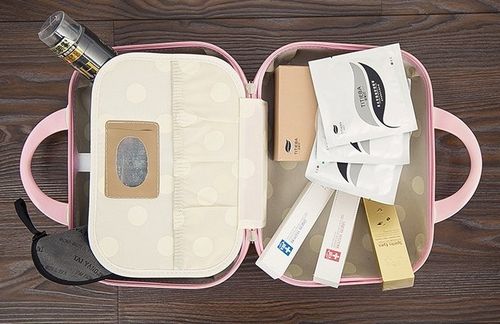 Korean-style Cute Cartoon Cat Makeup Case: 14-inch Carry-on Luggage  Small Travel Suitcase