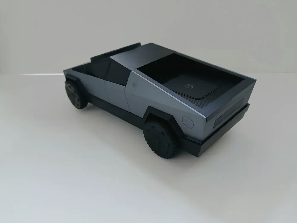 Cybertruck-Style 3-in-1 Multi-Function Wireless Charger - Qi2 Certified Desktop Charging Station