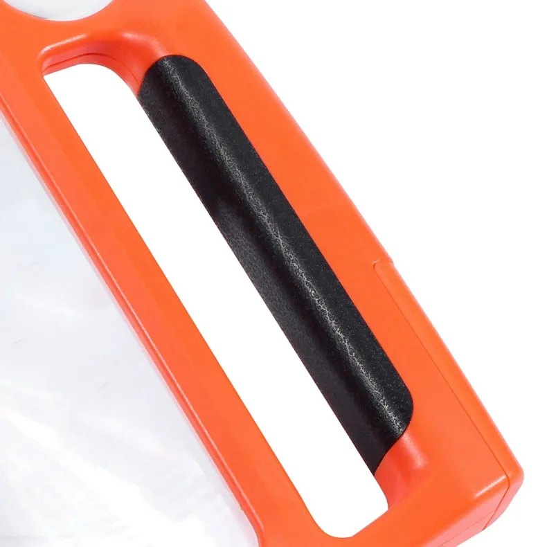 Elderly Reading Magnifying Glass – 5x, 10x Magnification for Reading, Newspapers, and Appraisal – Rechargeable LED with 3-Color Light, Adjustable Brightness, Handheld