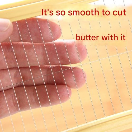 Butter and Cheese Cutting Keeper - Airtight Rectangular Storage Container with Cutter