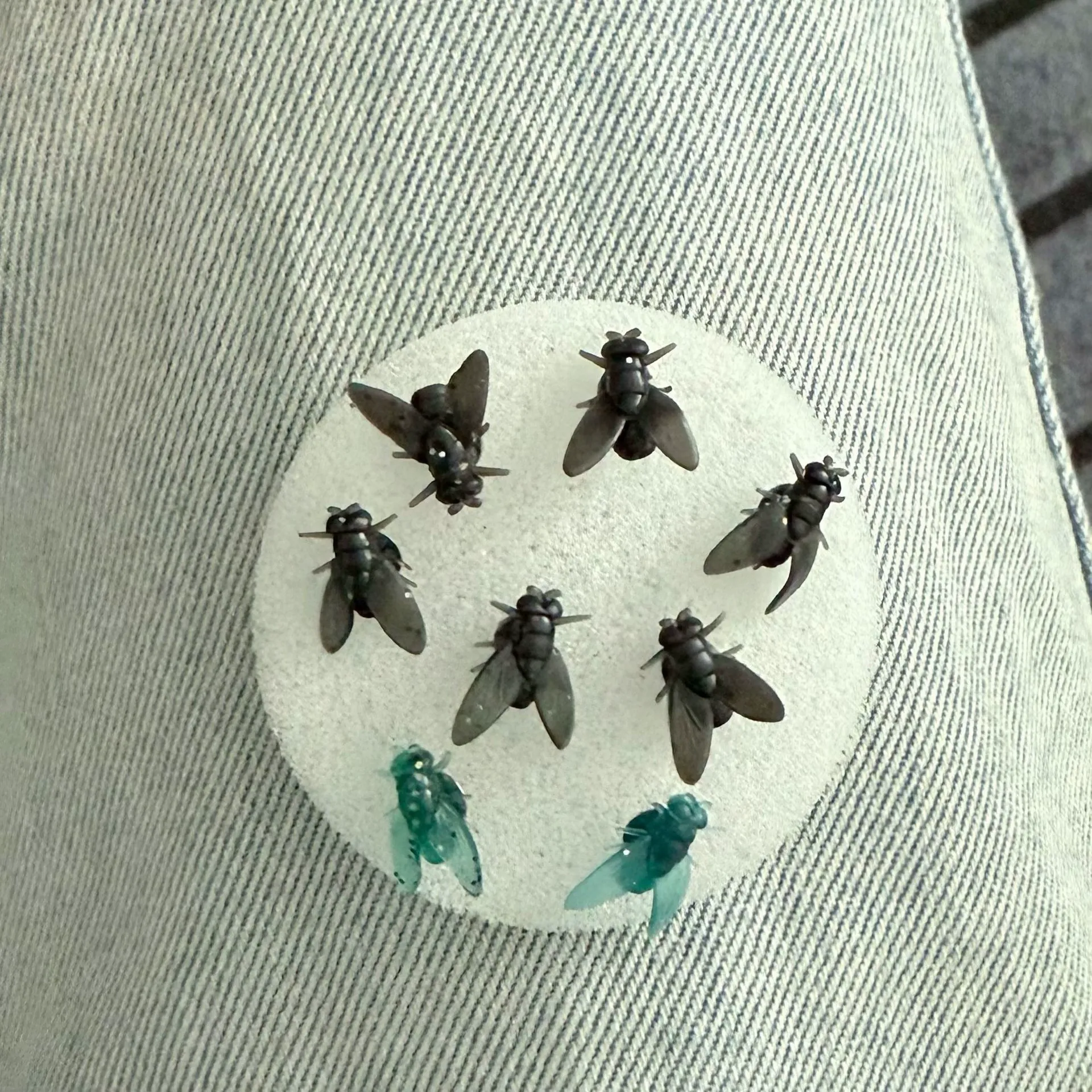 New Creative Simulation Mini Black Fly Earrings - Personalized Exaggerated Unique Design Sense Earrings