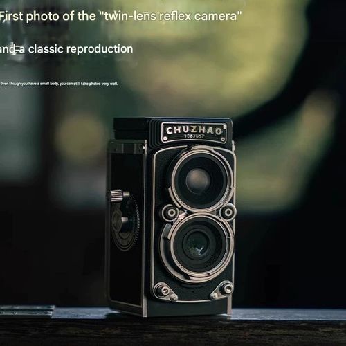 Initial Light - Retro TLR Digital Camera with CCD Sensor | Compact HD Companion for Travel