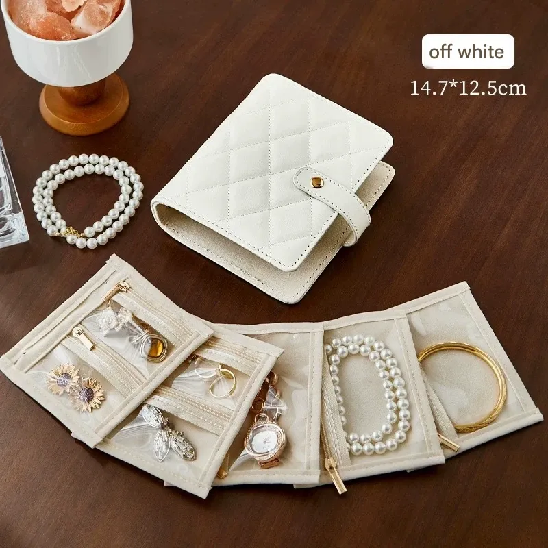 2025 New Portable Book-Shaped Jewelry Case - Multi-Functional Anti-Tarnish Organizer