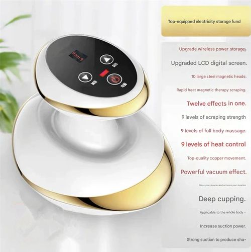 Electric Massage Tool with Heat - for Gua Sha, Cupping, and Meridian Therapy