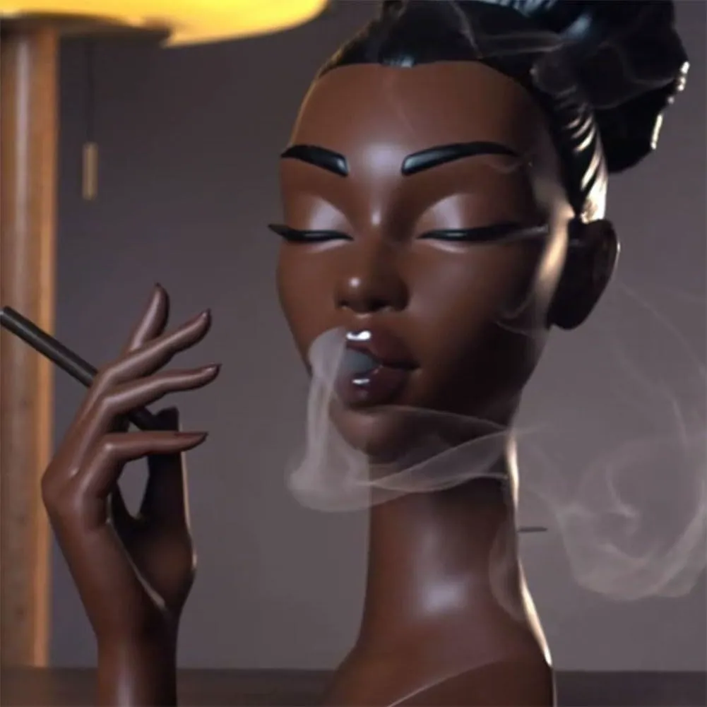 Premium Decor｜Headscents Noble Lady Aroma Diffuser - Artistic Sculpture + Long-Lasting Fragrance, Luxury Gift for Her