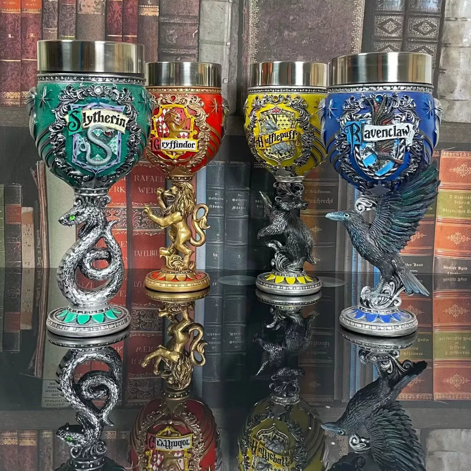 Harry Potter 2nd Generation Goblet - Stainless Steel Collectible Cup (Four Hogwarts Houses Edition)