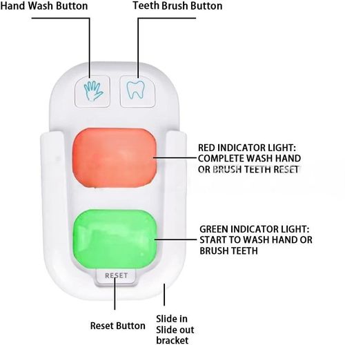 Mini LED Timer for Kids - for Hand Washing & Tooth Brushing
