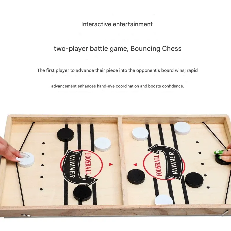 Dual-Player Battle Bounce Chess  Children's Tabletop Bouncing Puzzle Board Game  Parent-Child Family Interactive Game