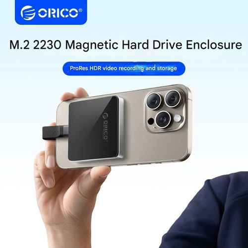 ORICO 2230 M.2 NVMe SSD Enclosure (HDD Not Included) – USB-C External Hard Drive Case for Phones & Mobile Readers