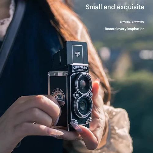 Initial Light - Retro TLR Digital Camera with CCD Sensor | Compact HD Companion for Travel